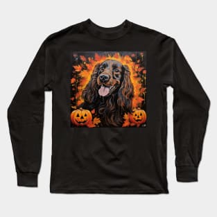 English cocker spaniel Halloween Long Sleeve T-Shirt